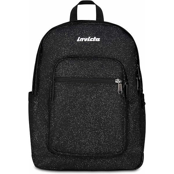 Invicta Zaino Scuola Jelek 34L Grigio - Doppio Scomparto, Tasca PC 14", Portaborraccia - Per Medie E Superiori