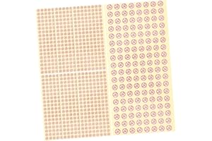 Baby Disable Tags, Bunte 500 StüCk Selbstklebende Warnetiketten Spielzeug Und Lebensmittel Kinder Von 0-6 Jahren Einfache Handhabung Sicherheitsaufkleber FüR Zuhause Einfache Anwendung Papier