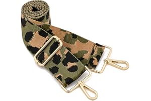 ZOUIQSS Tracolla larga ，Cintura di ricambio regolabile Tracolla per borsa in tela per chitarra a tracolla