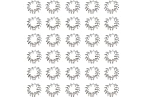 iKesoce 30 Pezzi Corona Alloro Ciondoli Decorazione Bomboniera Corona d'Alloro per Festa Cerimonia Laurea