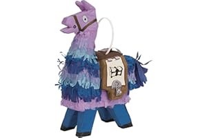 Unique- Mini Decorazione Pinata Lama-Fortnite Party, Multicolore, 24716