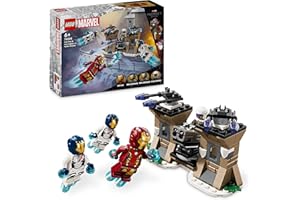 LEGO Marvel Iron Man y Legión de Hierro vs. Soldado de Hydra con Armas de Juguete y Minifiguras, Juego de Aventuras, Regalo para Niños, Niñas de 6 Años o Más Fans de los Superhéroes Vengadores 76288