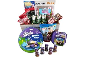 ‎CAPTAIN PLAY CAPTAIN PLAY Süßigkeiten Box Ostern, mit Oster Süßigkeiten, mit Milka Ostern und Süßigkeiten Ostern Kinder, 10 Teile