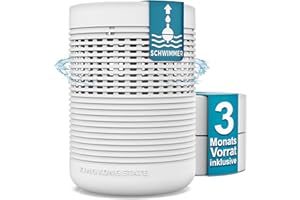 King Kong State Osuszacz powietrza bez prądu | do 27 m² | w zestawie 3-miesięczny zapas granulatu | osuszacz powietrza do pomieszczeń przeciw pleśni w mieszkaniu, łazience | osusza piwnicę |