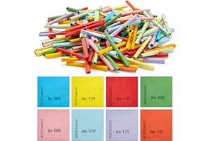 Clabby 200 Stück Lose Tombola Gewinnlose Nummeriert 1-200 Nieten Röllchenlose 60 x 60 mm Bunt Gemischt Gewinnlose Lose Tombola mit Zahlen für Gartenparty Festivals Alljährliche Tombola Vereinsfest