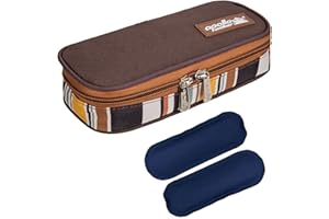 Diabetikertasche ONEGenug Kühltasche mit 2 Kühlakkus Insulin Tasche für Diabetes Spritzen, Insulininjektion und Medikamente 20x4x9cm