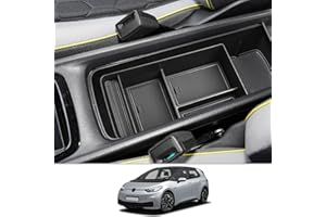 CDEFG Kompatibel mit VW ID3 ID.3 / Cupra Born 2020-2023 2024 2025 Mittelkonsole Armlehne Organizer Armlehnen Aufbewahrungsbox Handschuhfach Aufbewahrung Auto Center Console Tray ID3 pro Zubehör