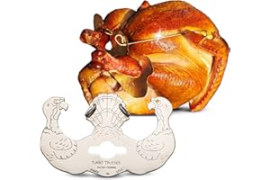 Turbo Trusser - Truss Poultry for Ovens, Smokers, Roasters, Grills, Rotisseries, Fryers (Turkey), Stainless Steel