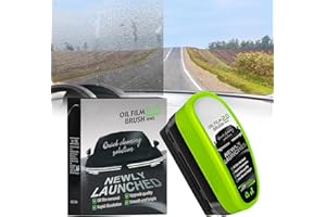 ‎LEEWENYAN Oil Film Cleaning Brush, 2026 Ölfilm-Entferner für Auto Windschutzscheibe Reiniger, ölfilmentferner für Autoglas,Auto Scheibenreiniger Innen,ÖLfilm Reinigungsbürste für Windschutzscheiben Autoscheiben