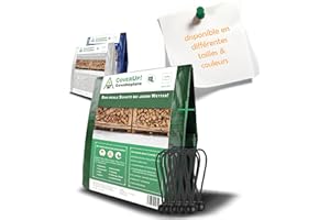 CoverUp! Bâche en Toile 2 x 2 m 10 tendeurs de bâche INCL. – bâche de Protection avec œillets, indéchirable, étanche 200 g/m2 - Vert