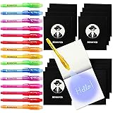 Penna Invisibile e Taccuino, 8 Pezzi - BONNYCO | Gadget Compleanno Bambini, Bomboniere Compleanno, Giocattoli Pignatta | Rega