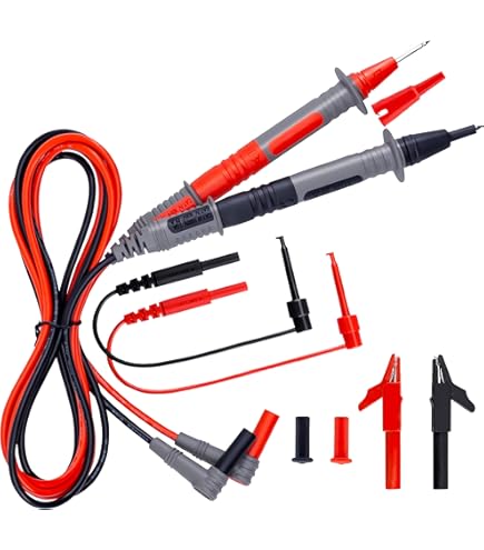 Replacement Earth Bond Test Lead For Kewtech KT71-KT77 PAT Testers - GS38 Compliant With Probe & Clip