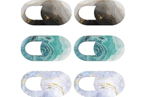 HJU HAOBIN Copri Webcam Copertura Webcam Coprire Webcam Cover Sottile Per Laptop Cover Fotocamera Adatto Per Laptop,Smartphone,Tablet E Altri Computer O Telefoni Cellulari,Ecc. (Grana di pietra A 6 pezzi)