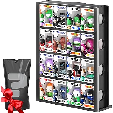 Supporto Espositore Per Bambole F Fityle - Base In PVC E Asta Metallica Regolabile - Altezza Fino A 38 Cm - Nero - 3