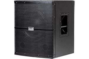 PROEL Italian Stage IS S112A - Subwoofer Attivo da 700w in classe AB con cono da 12" a 2 canali In Out, per locali feste spettacoli DJ, Nero