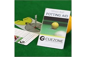 CueZone Ghost Ball - English and American Pool Potting Aid - Pool Accessories - Snooker Pool Gifts - Pool Table Accessories - Pool Cue Accessories Men