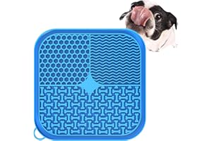Decyam Licky Mats for Dogs -Dog Slow Feeding Lick Mats for Dogs and Cats, Non-Slip Suction Cup Base Dog Lick Mats Ideal for Pet Grooming and Training (1 Pack)
