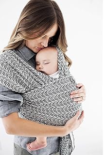moby wrap black and white