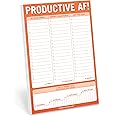 Knock Knock Productive AF! Pad, to Do List Note Pad, 6 x 9-inches