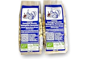 AZIENDA AGRICOLA BERTONE GIUSEPPE DI BERTONE LUCA Castagne Secche Garessine Biologiche 500g (2 Confezioni da 250g)