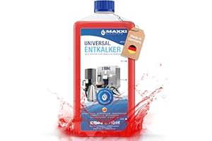 MAXXI CLEAN | Decalcificante Macchina Caffè (750 ml), altri Elettrodomestici e anche per Bagno & Cucina | Adatto a tutte le Marche e Modelli | Dissolvitore di Calcare