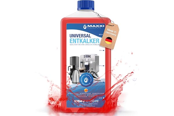 Maxxi Clean | Détartrant universel pour toutes les machines à café, bouilloires, autres appareils | Convient à toutes les marques et modèles | Dissolvant pour le nettoyage du calcaire (1x 750 ml)