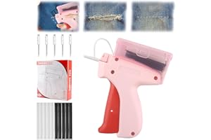 71NMLY Stitchy Quick Clothing Fixe,Speedy Clothing Fixer,Macchina da cucire a mano,Mini Pistola per Punto per Vestiti,per fissare scollature basse, chiudere cuciture, chiudere bottoni,strumento micro (rosa)