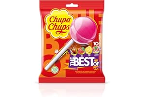 Chupa Chups Caramelos con Palo, 10 x 12g