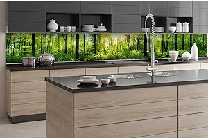 Dimex Küchenrückwand Folie Selbstklebend FRESKEN 350 x 60 cm | Klebefolie - Dekofolie - Spritzschutz für Küche | Made in EU