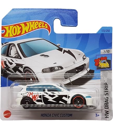 Hot Wheels 92 Honda Civic EC – Auto In Miniatura Scala 1/64, Serie Street Scene