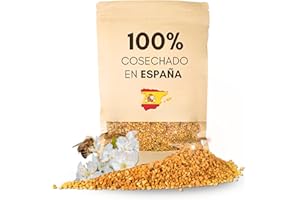 DECEVI 300 Gramos - Polen de Abeja 100% Natural - Origen España - Polen de flores - Envase reutilizable con cierre ZIP - Sin residuos ni tratamiento químico
