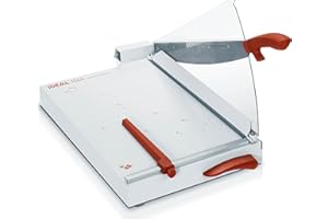 IDEAL 1046 - Taglierina a leva, taglierina fino a DIN A3, dimensioni tavola 356 x 510 mm, lunghezza di taglio 460 mm, capacità 30 fogli