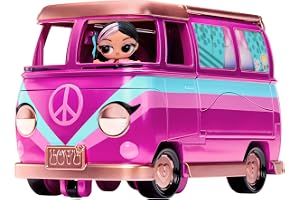L.O.L. Surprise! Music Festival Tour Bus 5-i-1 lekset med exklusiv docka, musik- och möbeltillbehör, över 20 artiklar inklusi