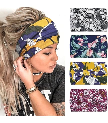 Mix Yellow Headbands, Diademas Para Mujer, Diademas Anchas De Yoga, Diademas Hippies, Diademas Unisex, Diademas Peruanas. - México
