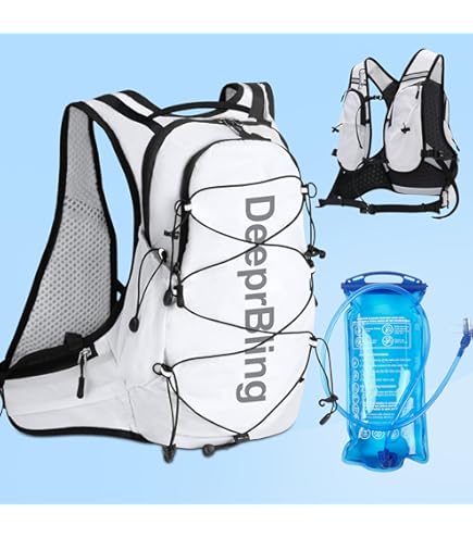 15 l hydratatierugzak met 3 l waterzak, trail running tas voor dames en