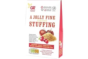 GR GORDON RHODES Gordon Rhodes' Gourmet Roast Chestnut and Spiced Cranberry Stuffing Mix is Gluten Free and Easy to Prepare to Enhance Meat, Fish and Vegetable Dishes. Vegan Approved (1 x 125gm)
