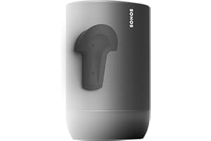 Flexson Wall Mount for Sonos Move in Black. Suitable for indoors and outside