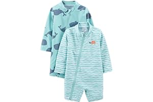 Simple Joys by Carter's Baby Boys' One Piece Swimsuit (Pack of 2)