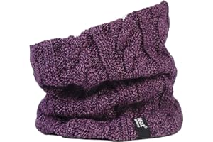 Heat Holders Women's 1 Pack 3.5 Tog Heatweaver Yarn Neck Warmer One Size Purple