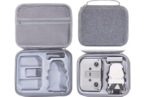 LINGHUANG Mini 4K Case,Mini 4K Storage Bag,Waterproof Shockproof Spare Batteries Portable Travel Case for DJI Mini 4K/Mini 2 SE/Mini 2 Drone and Controller Accessories