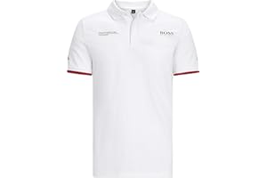 Porsche Motorsport Team - Polo negro para hombre con kit de motorsport