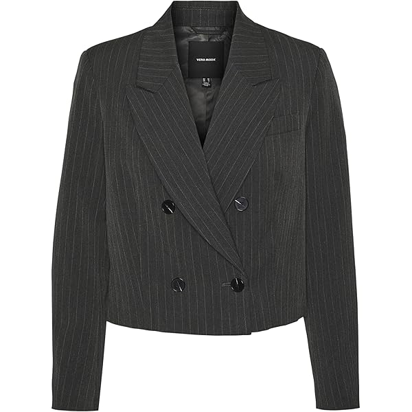 Blazer Donna VERO MODA Classic Jersey - Lunghezza Fianchi, Cotone E Poliestere, Per Ufficio E Tempo Libero - Foto 8