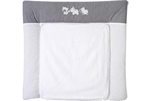 Materassino per fasciatoio Schardt con rivestimento rimovibile, dimensioni 80 x 75 cm.