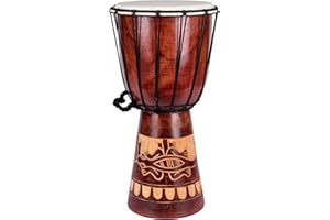 CIFFRE Djembe Trommel Bongo Drum Handtrommel Buschtrommel Percussion Kinder Fair Trade 30cm