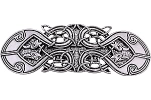 KKJOY Pasadores para el Pelo Mujer de Metal con Nudo Celta, Vintage Pinzas Pelo con Cuervo de Odín, Adornos Hair Clips Accesorios Pelo Boda Horquillas para el Pelo Niña