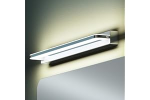 Mai & Mai Lampe Miroir LED 4000K pour Salle de Bain Murale Lumiere Intérieur 60cm Chrome Desgin SparkLuxe