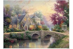 EACHHAHA 1000 Piece Jigsaw Puzzle for Adults-Puzzles 1000 Pieces for Teenagers Gifts -Cardboard Puzzles- Relax Puzzles Games-Brain Teaser Puzzle Fairyland Bridge (Large 70x50cm/27.5x19.7in)