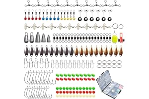 aiyraa Sea Fishing Lures, Fishing Bait/Tackle/Spinners, Fishing Accessories Kit, Fishing Rod Repair Kit, Fishing Accessories for Freshwater/Saltwater Anglers