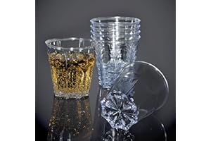 LYLIDIA Vasos Plastico Duro Reutilizables 30 Piezas Vasos de Plástico Transparente 200ml Vasos para Postres Vasitos Aperitivos Vasos de Fiesta para Bodas Cumpleaños Navidad Pascua Barbacoas