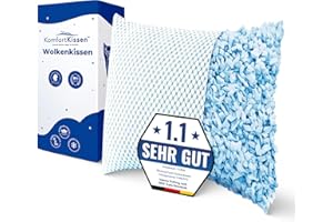 ‎MKS MKS Kopfkissen 80x80 – Ergonomisches Wolkenkissen für Entspannung – Weiches Kissen für Rücken-, Seiten- & Bauchschläfer – Memory Foam Kissen 80x80 mit kühlendem Gel für besseren Schlaf - Schlafkissen